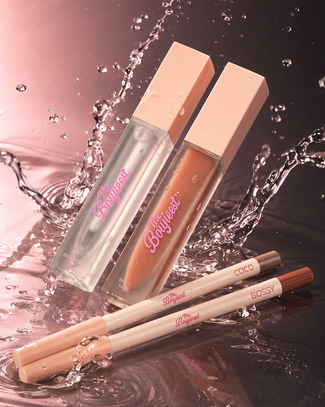 BOSS TALK - Brown Nude Lip Gloss